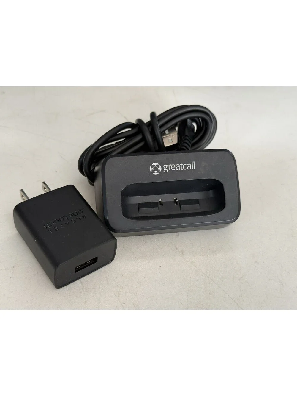 GreatCall DS4043 Black 5.0V 1A Micro-USB Docking Station Charging Base Dock Only